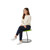 DISCO Active Learning Stool with Cantilevered Base - Storm - alternate view (18 in W x 18 in D x 18 in H)