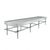 Stationary Ebb & Flow Greenhouse Bench for Indoor Farming - 2'W x 12'L (144 in W x 0 in D x 24 in H)