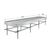 Stationary Ebb & Flow Greenhouse Bench for Indoor Farming - 2'W x 12'L - alternate view (144 in W x 0 in D x 24 in H)