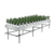 Stationary Ebb & Flow Greenhouse Bench for Indoor Farming - 2'W x 12'L - alternate view (144 in W x 0 in D x 24 in H)