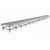 Stationary Ebb & Flow Greenhouse Bench for Indoor Farming - 4'W x 48'L (576 in W x 0 in D x 48 in H)