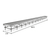 Stationary Ebb & Flow Greenhouse Bench for Indoor Farming - 4'W x 48'L - alternate view (576 in W x 0 in D x 48 in H)