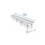 Stationary Ebb & Flow Greenhouse Bench for Indoor Farming - 40'L x 3'W alternate view 2