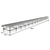 Stationary Ebb & Flow Greenhouse Bench for Indoor Farming - 3'W x 56'L - alternate view (672 in W x 0 in D x 36 in H)