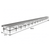 Stationary Ebb & Flow Greenhouse Bench for Indoor Farming - 3'W x 60'L - alternate view (720 in W x 0 in D x 36 in H)