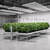 Stationary Ebb & Flow Greenhouse Bench for Indoor Farming - 52'L x 2'W - alternate view (624 in W x 0 in D x 24 in H)