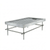 Stationary Ebb & Flow Greenhouse Bench for Indoor Farming - 3'W x 4'L (48 in W x 0 in D x 36 in H)