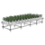 Stationary Ebb & Flow Greenhouse Bench for Indoor Farming - 4'W x 16'L - alternate view (192 in W x 0 in D x 48 in H)