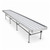 Stationary Ebb & Flow Greenhouse Bench for Indoor Farming - 16'L x 3'W