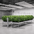 Stationary Ebb & Flow Greenhouse Bench for Indoor Farming - 4'W x 40'L - alternate view (480 in W x 0 in D x 48 in H)