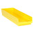 Yellow Economy Shelf Bin - 24'' x 4'' x 4'' - Case of 20 (23.625 in W x 4 in D x 8.375 in H)