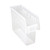 Clear Economy Shelf Bin - 12'' x 4'' x 8'' - Case of 36 (11.625 in W x 8 in D x 4.375 in H)