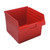 Red Economy Shelf Bin - 12'' x 11'' x 8'' - Case of 8 (11.625 in W x 8 in D x 11.125 in H)
