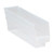 Clear Economy Shelf Bin - 12'' x 3'' x 4'' - Case of 36 (11.625 in W x 4 in D x 2.75 in H)