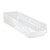 Clear Economy Shelf Bin - 18'' x 11'' x 4'' - Case of 6 (23.625 in W x 4 in D x 6.625 in H)