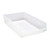 Clear Economy Shelf Bin - 18'' x 17'' x 4'' - Case of 4 (17.875 in W x 4 in D x 11.125 in H)