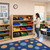 Blue Economy Shelf Bin - 18'' x 11'' x 8'' - Case of 8 - detail view (17.875 in W x 8 in D x 11.125 in H)
