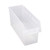 Clear Economy Shelf Bin - 12'' x 7'' x 8'' - Case of 30 (11.625 in W x 8 in D x 6.625 in H)