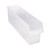 Clear Economy Shelf Bin - 24'' x 7'' x 8'' - Case of 8 (23.625 in W x 8 in D x 6.625 in H)
