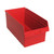 Red Economy Shelf Bin - 18'' x 11'' x 8'' - Case of 8 (17.875 in W x 8 in D x 11.125 in H)
