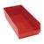 Red Economy Shelf Bin - 24'' x 11'' x 6'' - Case of 6 (23.625 in W x 6 in D x 11.125 in H)