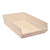 Ivory Economy Shelf Bin - 18'' x 17'' x 4'' - Case of 4 (17.875 in W x 4 in D x 11.125 in H)