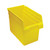 Yellow Economy Shelf Bin - 12'' x 7'' x 8'' - Case of 30 (11.625 in W x 8 in D x 6.625 in H)