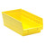 Yellow Economy Shelf Bin - 12'' x 7'' x 4'' - Case of 24 (11.625 in W x 4 in D x 6.625 in H)