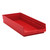 Red Economy Shelf Bin - 24'' x 11'' x 4'' - Case of 6 (23.625 in W x 4 in D x 11.125 in H)