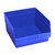 Blue Economy Shelf Bin - 12'' x 11'' x 6'' - Case of 8 (11.625 in W x 6 in D x 11.125 in H)