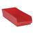 Red Economy Shelf Bin - 12'' x 17'' x 4'' - Case of 6 (17.875 in W x 4 in D x 8.375 in H)