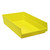 Yellow Economy Shelf Bin - 18'' x 17'' x 4'' - Case of 4 (17.875 in W x 4 in D x 11.125 in H)