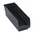 Black Economy Shelf Bin - 12'' x 4'' x 4'' - Case of 36 (11.625 in W x 4 in D x 4.125 in H)