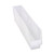 Clear Economy Shelf Bin - 24'' x 4'' x 6'' - Case of 16 (23.625 in W x 6 in D x 4.125 in H)