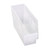 Clear Economy Shelf Bin - 12'' x 4'' x 6'' - Case of 36 (11.625 in W x 6 in D x 4.125 in H)