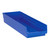 Blue Economy Shelf Bin - 24'' x 4'' x 4'' - Case of 20 (23.625 in W x 4 in D x 8.375 in H)