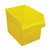 Yellow Economy Shelf Bin - 12'' x 8'' x 8'' - Case of 20 (11.625 in W x 8 in D x 8.375 in H)