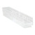 Clear Economy Shelf Bin - 18'' x 8'' x 4'' - Case of 10 (23.625 in W x 4 in D x 4.125 in H)