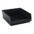 Conductive Black Economy Shelf Bin - 12'' x 11'' x 4'' - Case of 8 (11.625 in W x 4 in D x 11.125 in H)