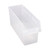 Clear Economy Shelf Bin - 18'' x 7'' x 8'' - Case of 20 (17.875 in W x 8 in D x 6.625 in H)