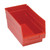 Red Economy Shelf Bin - 12'' x 7'' x 6'' - Case of 30 (11.625 in W x 6 in D x 6.625 in H)