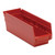 Red Economy Shelf Bin - 12'' x 4'' x 4'' - Case of 36 (11.625 in W x 4 in D x 4.125 in H)