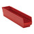 Red Economy Shelf Bin - 18'' x 4'' x 4'' - Case of 20 (17.875 in W x 4 in D x 4.125 in H)