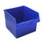 Blue Economy Shelf Bin - 12'' x 11'' x 8'' - Case of 8 (11.625 in W x 8 in D x 11.125 in H)