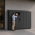 Outdoor 50 opening corporate mail and package smart locker system view 5