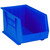Blue Ultra Stack and Hang Bins 18'' W x 11'' D x 10'' H - Case of 4 (18 in W x 10 in D x 11 in H)