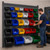 Blue Ultra Stack and Hang Bins 18'' W x 11'' D x 10'' H - Case of 4 - alternate view (18 in W x 10 in D x 11 in H)