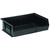 Black Ultra Stack and Hang Bins 10.88'' W x 16.5'' D x 5'' H - Case of 6 (10.88 in W x 5 in D x 16.25 in H)