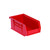 Red Ultra Stack and Hang Bins 7.38'' W x 4.13'' D x 3'' H - Case of 24 (7.38 in W x 3 in D x 4.13 in H)