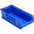 Blue Jumbo Ultra Bin 23.88'' W x 11'' D x 7'' H - Case of 4 (23.875 in W x 7 in D x 11 in H)